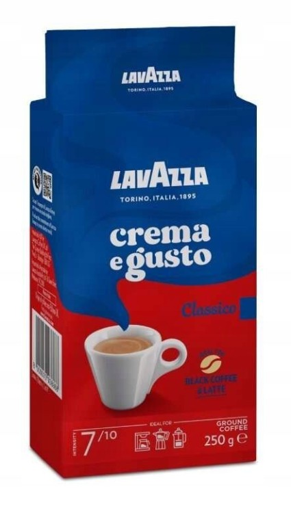 Lavazza Crema e Gusto Classico 250g kawa mielona nowa.jpg