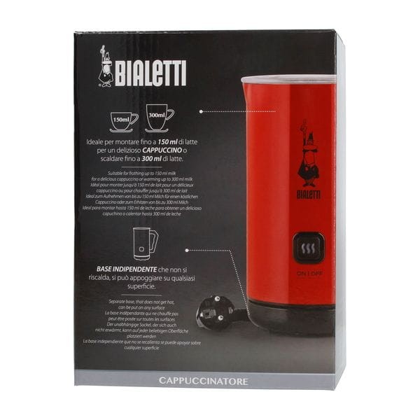 Bialetti Milk Frother MKF02 Rosso - Elektryczny spieniacz do mleka Czerwony 5.jpg