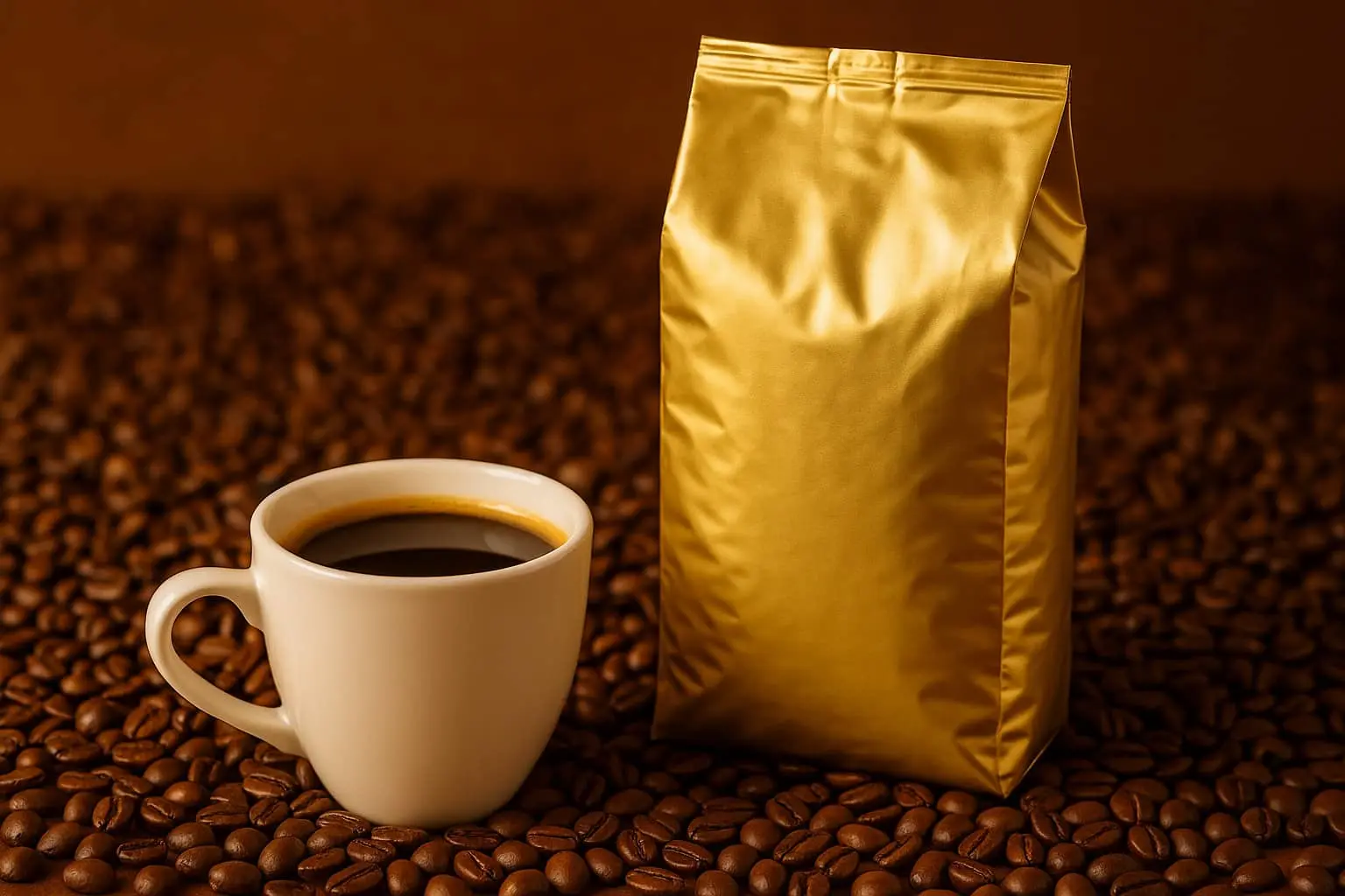 kawa Lavazza Oro bez etykietek